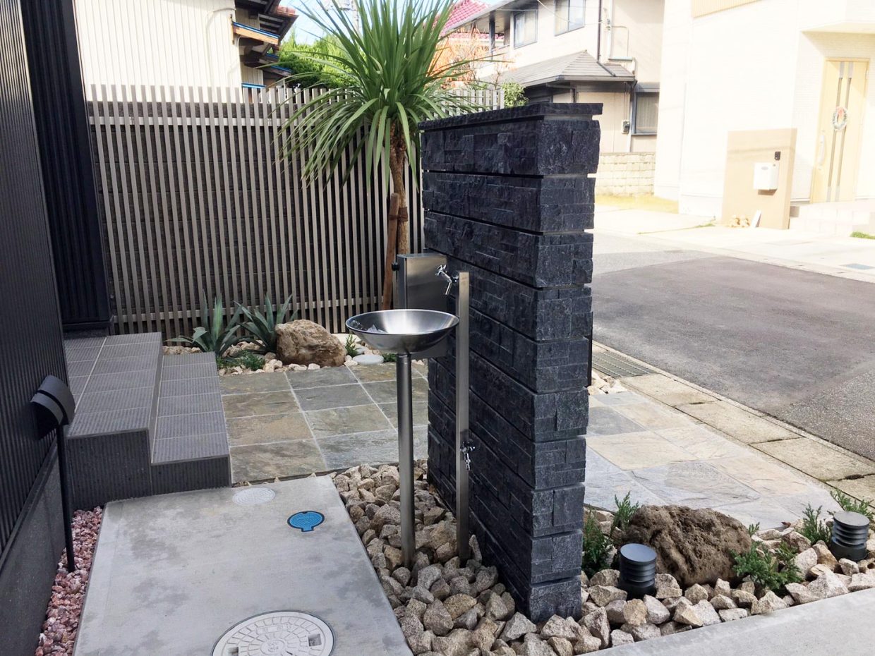 画像：ユニソンの立水栓です。